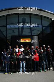 07.05.2011 Istanbul, Turkey,  The F1 Drivers pose for a Pirelli photo - Formula 1 World Championship, Rd 04, Turkish Grand Prix, Saturday