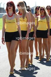 07.05.2011 Istanbul, Turkey,  grid girl - Formula 1 World Championship, Rd 04, Turkish Grand Prix, Saturday