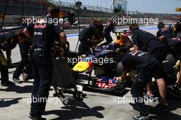 07.05.2011 Istanbul, Turkey,  Mark Webber (AUS), Red Bull Racing - Formula 1 World Championship, Rd 04, Turkish Grand Prix, Saturday Practice