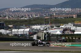 07.05.2011 Istanbul, Turkey,  Rubens Barrichello (BRA), AT&T Williams, FW33 - Formula 1 World Championship, Rd 04, Turkish Grand Prix, Saturday Practice