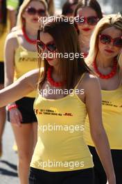 07.05.2011 Istanbul, Turkey,  grid girl - Formula 1 World Championship, Rd 04, Turkish Grand Prix, Saturday