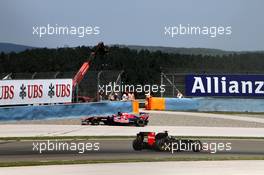 07.05.2011 Istanbul, Turkey,  Jenson Button (GBR), McLaren Mercedes spins - Formula 1 World Championship, Rd 04, Turkish Grand Prix, Saturday Practice