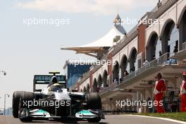 07.05.2011 Istanbul, Turkey,  Nico Rosberg (GER), Mercedes GP Petronas F1 Team, MGP W02 - Formula 1 World Championship, Rd 04, Turkish Grand Prix, Saturday Qualifying