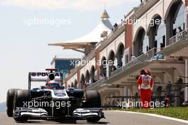 07.05.2011 Istanbul, Turkey,  Rubens Barrichello (BRA), AT&T Williams, FW33 - Formula 1 World Championship, Rd 04, Turkish Grand Prix, Saturday Qualifying