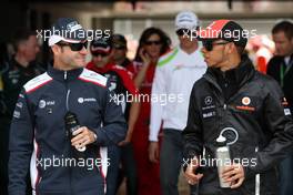 08.05.2011 Istanbul, Turkey,  Rubens Barrichello (BRA), AT&T Williams, Lewis Hamilton (GBR), McLaren Mercedes - Formula 1 World Championship, Rd 04, Turkish Grand Prix, Sunday