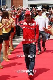 08.05.2011 Istanbul, Turkey,  Fernando Alonso (ESP), Scuderia Ferrari - Formula 1 World Championship, Rd 04, Turkish Grand Prix, Sunday