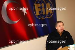 08.05.2011 Istanbul, Turkey,  Jean Todt (FRA), FIA president - Formula 1 World Championship, Rd 04, Turkish Grand Prix, Sunday Press Conference