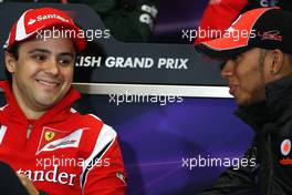 05.05.2011 Istanbul, Turkey,  Felipe Massa (BRA), Scuderia Ferrari, Lewis Hamilton (GBR), McLaren Mercedes - Formula 1 World Championship, Rd 04, Turkish Grand Prix, Thursday Press Conference