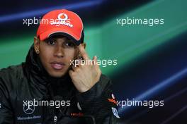 05.05.2011 Istanbul, Turkey,  Lewis Hamilton (GBR), McLaren Mercedes - Formula 1 World Championship, Rd 04, Turkish Grand Prix, Thursday Press Conference