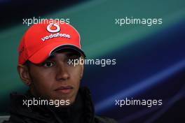 05.05.2011 Istanbul, Turkey,  Lewis Hamilton (GBR), McLaren Mercedes - Formula 1 World Championship, Rd 04, Turkish Grand Prix, Thursday Press Conference