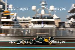 11.11.2011 Abu Dhabi, Abu Dhabi,  Jarno Trulli (ITA), Team Lotus  - Formula 1 World Championship, Rd 18, Abu Dhabi Grand Prix, Friday Practice
