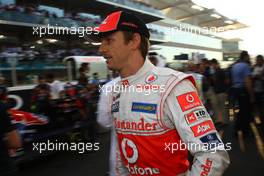13.11.2011 Abu Dhabi, Abu Dhabi, Jenson Button (GBR), McLaren Mercedes  - Formula 1 World Championship, Rd 18, Abu Dhabi Grand Prix, Sunday Pre-Race Grid