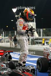 13.11.2011 Abu Dhabi, Abu Dhabi,  Lewis Hamilton (GBR), McLaren Mercedes  - Formula 1 World Championship, Rd 18, Abu Dhabi Grand Prix, Sunday Podium