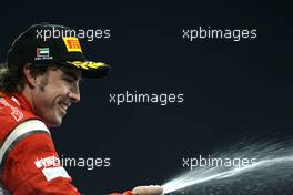 13.11.2011 Abu Dhabi, Abu Dhabi,  Fernando Alonso (ESP), Scuderia Ferrari  - Formula 1 World Championship, Rd 18, Abu Dhabi Grand Prix, Sunday Podium
