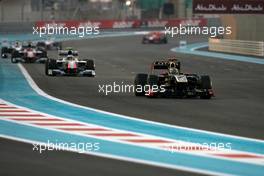13.11.2011 Abu Dhabi, Abu Dhabi,  Bruno Senna (BRE), Renault F1 Team  - Formula 1 World Championship, Rd 18, Abu Dhabi Grand Prix, Sunday Race