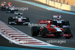 13.11.2011 Abu Dhabi, Abu Dhabi,  Timo Glock (GER), Virgin Racing  - Formula 1 World Championship, Rd 18, Abu Dhabi Grand Prix, Sunday Race
