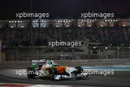 13.11.2011 Abu Dhabi, Abu Dhabi, Adrian Sutil (GER), Force India F1 Team  - Formula 1 World Championship, Rd 18, Abu Dhabi Grand Prix, Sunday Race