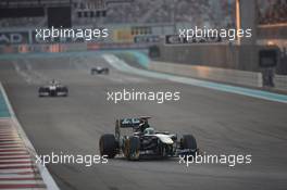 13.11.2011 Abu Dhabi, Abu Dhabi, Jarno Trulli (ITA), Team Lotus  - Formula 1 World Championship, Rd 18, Abu Dhabi Grand Prix, Sunday Race