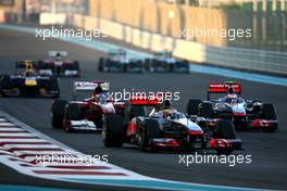 13.11.2011 Abu Dhabi, Abu Dhabi,  Lewis Hamilton (GBR), McLaren Mercedes  - Formula 1 World Championship, Rd 18, Abu Dhabi Grand Prix, Sunday Race