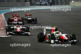 13.11.2011 Abu Dhabi, Abu Dhabi,  Vitantonio Liuzzi (ITA), HRT Formula One Team  - Formula 1 World Championship, Rd 18, Abu Dhabi Grand Prix, Sunday Race