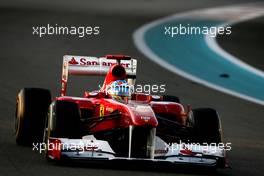 13.11.2011 Abu Dhabi, Abu Dhabi,  Fernando Alonso (ESP), Scuderia Ferrari  - Formula 1 World Championship, Rd 18, Abu Dhabi Grand Prix, Sunday Race