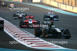 13.11.2011 Abu Dhabi, Abu Dhabi,  Heikki Kovalainen (FIN), Team Lotus  - Formula 1 World Championship, Rd 18, Abu Dhabi Grand Prix, Sunday Race