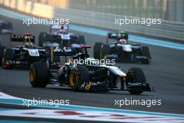 13.11.2011 Abu Dhabi, Abu Dhabi,  Heikki Kovalainen (FIN), Team Lotus  - Formula 1 World Championship, Rd 18, Abu Dhabi Grand Prix, Sunday Race