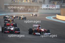 12.11.2011 Abu Dhabi, Abu Dhabi, Fernando Alonso (ESP), Scuderia Ferrari  - Formula 1 World Championship, Rd 18, Abu Dhabi Grand Prix, Saturday Practice