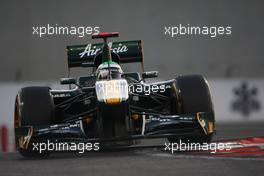 12.11.2011 Abu Dhabi, Abu Dhabi, Jarno Trulli (ITA), Team Lotus  - Formula 1 World Championship, Rd 18, Abu Dhabi Grand Prix, Saturday Practice