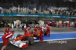 12.11.2011 Abu Dhabi, Abu Dhabi, Felipe Massa (BRA), Scuderia Ferrari  - Formula 1 World Championship, Rd 18, Abu Dhabi Grand Prix, Saturday Qualifying
