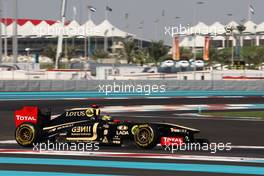 12.11.2011 Abu Dhabi, Abu Dhabi,  Bruno Senna (BRE), Renault F1 Team  - Formula 1 World Championship, Rd 18, Abu Dhabi Grand Prix, Saturday Practice