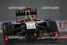 12.11.2011 Abu Dhabi, Abu Dhabi, Bruno Senna (BRA), Lotus Renault GP  - Formula 1 World Championship, Rd 18, Abu Dhabi Grand Prix, Saturday Practice