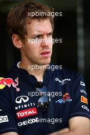 10.11.2011 Abu Dhabi, Abu Dhabi,  Sebastian Vettel (GER), Red Bull Racing  - Formula 1 World Championship, Rd 18, Abu Dhabi Grand Prix, Thursday