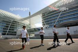 10.11.2011 Abu Dhabi, Abu Dhabi,  Sergio Perez (MEX), Sauber F1 Team  - Formula 1 World Championship, Rd 18, Abu Dhabi Grand Prix, Thursday