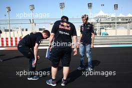 10.11.2011 Abu Dhabi, Abu Dhabi, Sebastian Vettel (GER), Red Bull Racing  - Formula 1 World Championship, Rd 18, Abu Dhabi Grand Prix, Thursday