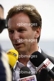 19.10.2011 Milton Keynes, England, Christian Horner (GBR), Red Bull Racing, Sporting Director  - Double World Champion press conference at Red Bull Racing HQ, Formula 1 World Championship