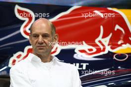 19.10.2011 Milton Keynes, England, Adrian Newey (GBR), Red Bull Racing, Technical Operations Director  - Double World Champion press conference at Red Bull Racing HQ, Formula 1 World Championship