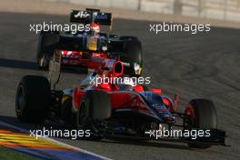 03.02.2011 Valencia, Spain,  Timo Glock (GER), Virgin Racing  - Formula 1 Testing - Formula 1 World Championship 2011