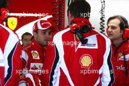 03.02.2011 Valencia, Spain,  Felipe Massa (BRA), Scuderia Ferrari - Formula 1 Testing - Formula 1 World Championship 2011