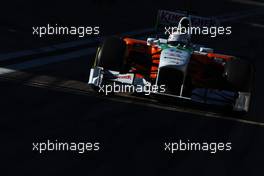 03.02.2011 Valencia, Spain,  Adrian Sutil (GER), Force India F1 Team - Formula 1 Testing - Formula 1 World Championship 2011