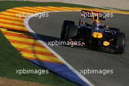 03.02.2011 Valencia, Spain,  Mark Webber (AUS), Red Bull Racing  - Formula 1 Testing - Formula 1 World Championship 2011