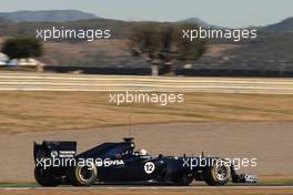 03.02.2011 Valencia, Spain,  Pastor Maldonado (VEN), Williams F1 Team  - Formula 1 Testing - Formula 1 World Championship 2011