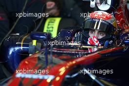 03.02.2011 Valencia, Spain,  Sébastien Buemi (SUI), Scuderia Toro Rosso - Formula 1 Testing - Formula 1 World Championship 2011