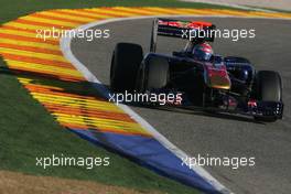 03.02.2011 Valencia, Spain,  Sebastien Buemi (SUI), Scuderia Toro Rosso  - Formula 1 Testing - Formula 1 World Championship 2011