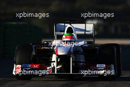 03.02.2011 Valencia, Spain,  Sergio Pérez (MEX), Sauber F1 Team - Formula 1 Testing - Formula 1 World Championship 2011
