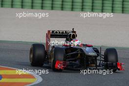 01.02.2011 Valencia, Spain,  Vitaly Petrov (RUS), Lotus Renault GP - Formula 1 Testing - Formula 1 World Championship 2011