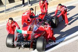 01.02.2011 Valencia, Spain,  Fernando Alonso (ESP), Scuderia Ferrari, F150, detail - Formula 1 Testing - Formula 1 World Championship 2011
