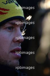 01.02.2011 Valencia, Spain,  Sebastian Vettel (GER), Red Bull Racing - Formula 1 Testing - Formula 1 World Championship 2011
