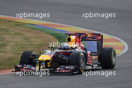 01.02.2011 Valencia, Spain,  Sebastian Vettel (GER), Red Bull Racing, RB7 - Formula 1 Testing - Formula 1 World Championship 2011