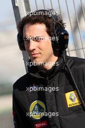 01.02.2011 Valencia, Spain,  Bruno Senna (BRA) Lotus Renault GP Test Driver- Formula 1 Testing - Formula 1 World Championship 2011